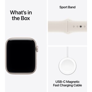 Apple Watch SE 3, GPS, 44 mm, Starlight Aluminium Case, Starlight Sport Band - M/L Apple Watch SE 3, GPS, 44 mm, Starlight Aluminium Case, Starlight Sport Band - M/L