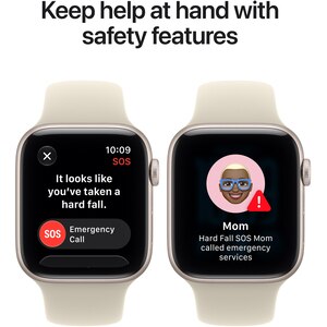 Apple Watch SE 3, GPS + Cellular, 44mm, Midnight Aluminium Case, Navy Blue Sport Band - S/M Apple Watch SE 3, GPS + Cellular, 44mm, Midnight Aluminium Case, Navy Blue Sport Band - S/M