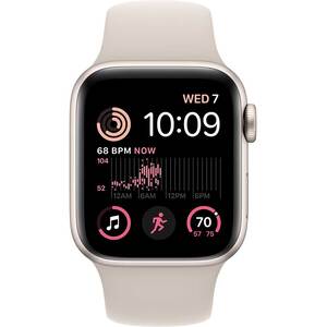 APPLE Watch SE 2 (2nd Gen) GPS, 40mm Starlight Aluminium Case, Starlight Sport Band - S/M APPLE Watch SE 2 (2nd Gen) GPS, 40mm Starlight Aluminium Case, Starlight Sport Band - S/M