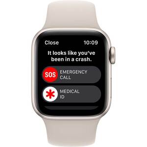 APPLE Watch SE 2 (2nd Gen) GPS, 40mm Starlight Aluminium Case, Starlight Sport Band - S/M APPLE Watch SE 2 (2nd Gen) GPS, 40mm Starlight Aluminium Case, Starlight Sport Band - S/M