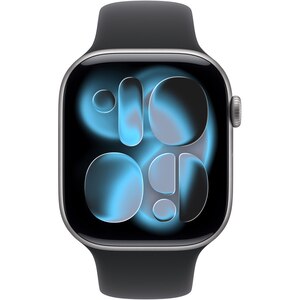 Apple Watch 11, GPS, 46 mm, Space Grey Aluminium Case, Black Sport Band - S/M Apple Watch 11, GPS, 46 mm, Space Grey Aluminium Case, Black Sport Band - S/M