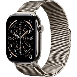Apple Watch 11, GPS + Cellular, 46 mm, Natural Titanium Case, Natural Milanese Loop - M/L Apple Watch 11, GPS + Cellular, 46 mm, Natural Titanium Case, Natural Milanese Loop - M/L