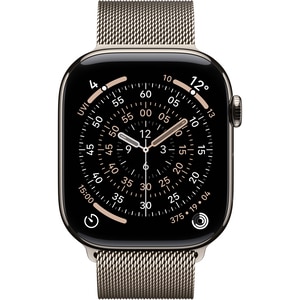 Apple Watch 11, GPS + Cellular, 42 mm, Natural Titanium Case, Natural Milanese Loop Apple Watch 11, GPS + Cellular, 42 mm, Natural Titanium Case, Natural Milanese Loop