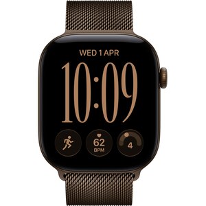 Apple Watch Series 12, GPS + Cellular, 46mm, Dark Bronze Aluminium Case, Dark Bronze Milanese Loop - S/M Apple Watch Series 12, GPS + Cellular, 46mm, Dark Bronze Aluminium Case, Dark Bronze Milanese Loop - S/M