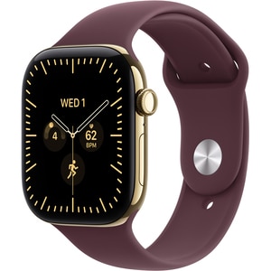 Apple Watch Series 12, GPS + Cellular, 42mm, Radiant Gold Titanium Case, Burgundy Sport Band - S/M Apple Watch Series 12, GPS + Cellular, 42mm, Radiant Gold Titanium Case, Burgundy Sport Band - S/M