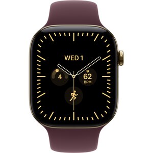 Apple Watch Series 12, GPS + Cellular, 42mm, Radiant Gold Titanium Case, Burgundy Sport Band - M/L Apple Watch Series 12, GPS + Cellular, 42mm, Radiant Gold Titanium Case, Burgundy Sport Band - M/L
