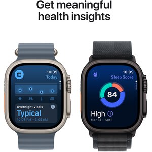 Apple Watch Ultra 3, GPS + Cellular, 49mm, Black Titanium Case, Black Titanium Milanese Loop - Medium Apple Watch Ultra 3, GPS + Cellular, 49mm, Black Titanium Case, Black Titanium Milanese Loop - Medium