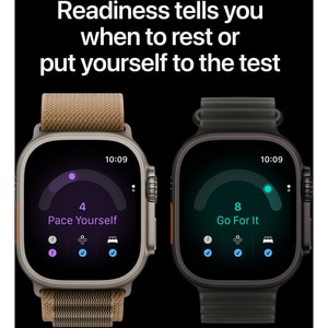 Apple Watch Ultra 4, GPS + Cellular, 49mm, Black Titanium Case, Black Titanium Milanese Loop - S Apple Watch Ultra 4, GPS + Cellular, 49mm, Black Titanium Case, Black Titanium Milanese Loop - S