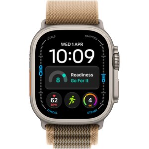 Apple Watch Ultra 4, GPS + Cellular, 49mm, Natural Titanium Case, Desert Alpine Loop - M Apple Watch Ultra 4, GPS + Cellular, 49mm, Natural Titanium Case, Desert Alpine Loop - M