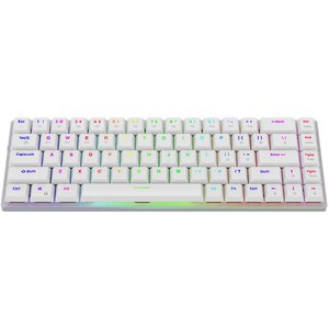 Tastatura Gaming Wireless mecanica AQIRYS Agena, Bluetooth, USB, Layout US, alb Tastatura Gaming Wireless mecanica AQIRYS Agena, Bluetooth, USB, Layout US, alb