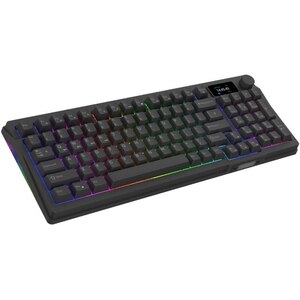 Tastatura Gaming Wireless mecanica AQIRYS Atria, Bluetooth, USB, Layout US, negru Tastatura Gaming Wireless mecanica AQIRYS Atria, Bluetooth, USB, Layout US, negru