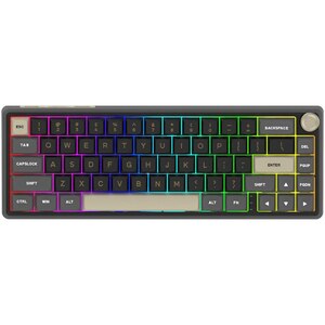 Tastatura Gaming Wireless mecanica AQIRYS Talitha, Bluetooth, USB, Layout US, negru Tastatura Gaming Wireless mecanica AQIRYS Talitha, Bluetooth, USB, Layout US, negru