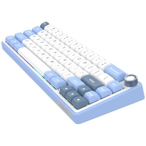 Tastatura Gaming Wireless mecanica AQIRYS Talitha, Bluetooth, USB, Layout US, alb Tastatura Gaming Wireless mecanica AQIRYS Talitha, Bluetooth, USB, Layout US, alb