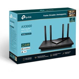 Router Wireless Gigabit TP-LINK Archer AX55 Pro, AX3000, Wi-Fi 6, Dual-Band 574+2402 Mbps, negru Router Wireless Gigabit TP-LINK Archer AX55 Pro, AX3000, Wi-Fi 6, Dual-Band 574+2402 Mbps, negru