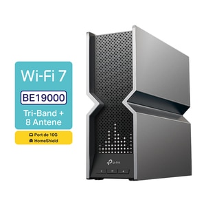 Router Wireless Gigabit TP-LINK Archer BE800 BE19000, Wi-Fi 7, Tri-Band 1376 + 5760 + 11520 Mbps, negru Router Wireless Gigabit TP-LINK Archer BE800 BE19000, Wi-Fi 7, Tri-Band 1376 + 5760 + 11520 Mbps, negru