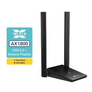 Adaptor USB Wireless TP-LINK Archer TX20U Plus AX1800, Wi-Fi 6, Dual-Band 574 + 1201 Mbps, negru Adaptor USB Wireless TP-LINK Archer TX20U Plus AX1800, Wi-Fi 6, Dual-Band 574 + 1201 Mbps, negru