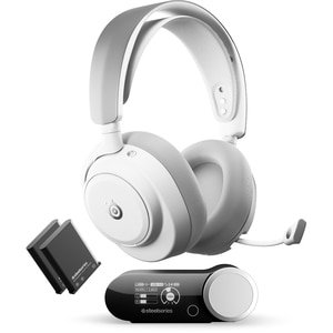 Casti Gaming Wireless STEELSERIES Arctis Nova Pro Omni, surround, multiplatforma, alb Casti Gaming Wireless STEELSERIES Arctis Nova Pro Omni, surround, multiplatforma, alb