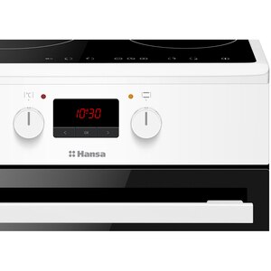 Aragaz HANSA FCIW59209, 4 arzatoare, Electric, L 50 cm, Grill, alb Aragaz HANSA FCIW59209, 4 arzatoare, Electric, L 50 cm, Grill, alb