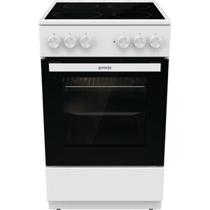 Aragaz GORENJE GEC5A12WG-B, 4 arzatoare, Electric, L 50 cm, alb Aragaz GORENJE GEC5A12WG-B, 4 arzatoare, Electric, L 50 cm, alb