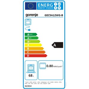Aragaz GORENJE GEC5A12WG-B, 4 arzatoare, Electric, L 50 cm, alb Aragaz GORENJE GEC5A12WG-B, 4 arzatoare, Electric, L 50 cm, alb