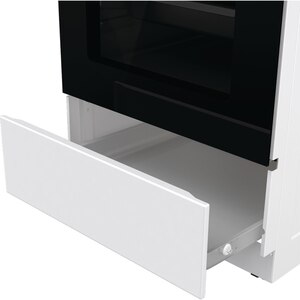 Aragaz GORENJE GEC5B41WG, 4 arzatoare, Electric, L 50 cm, Grill, alb Aragaz GORENJE GEC5B41WG, 4 arzatoare, Electric, L 50 cm, Grill, alb