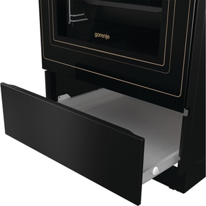Aragaz GORENJE GECS5B70CLB, 4 arzatoare, Electric, L 50 cm, Grill, negru Aragaz GORENJE GECS5B70CLB, 4 arzatoare, Electric, L 50 cm, Grill, negru