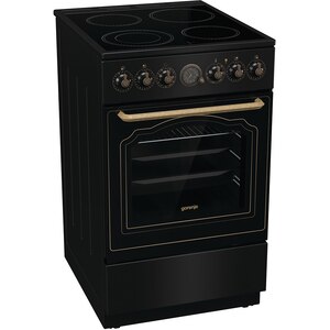 Aragaz GORENJE GECS5B70CLB, 4 arzatoare, Electric, L 50 cm, Grill, negru Aragaz GORENJE GECS5B70CLB, 4 arzatoare, Electric, L 50 cm, Grill, negru