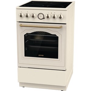 Aragaz GORENJE GECS5B70CLI, 4 arzatoare, Electric, L 50 cm, Grill, bej Aragaz GORENJE GECS5B70CLI, 4 arzatoare, Electric, L 50 cm, Grill, bej