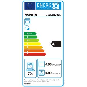 Aragaz GORENJE GECS5B70CLI, 4 arzatoare, Electric, L 50 cm, Grill, bej Aragaz GORENJE GECS5B70CLI, 4 arzatoare, Electric, L 50 cm, Grill, bej