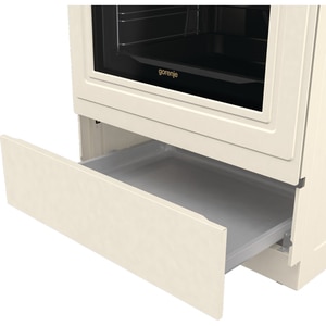 Aragaz GORENJE GECS6B70CLI, 4 arzatoare, Electric, L 60 cm, Grill, bej Aragaz GORENJE GECS6B70CLI, 4 arzatoare, Electric, L 60 cm, Grill, bej
