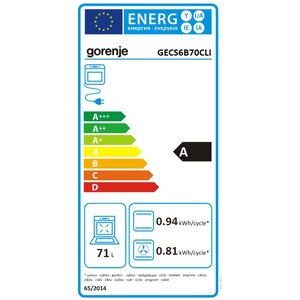 Aragaz GORENJE GECS6B70CLI, 4 arzatoare, Electric, L 60 cm, Grill, bej Aragaz GORENJE GECS6B70CLI, 4 arzatoare, Electric, L 60 cm, Grill, bej