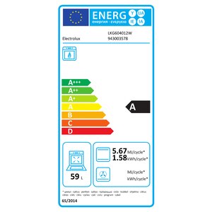 Aragaz ELECTROLUX LKG604012W, 4 arzatoare, Gaz, L 60 cm, Grill, Rotisor, alb Aragaz ELECTROLUX LKG604012W, 4 arzatoare, Gaz, L 60 cm, Grill, Rotisor, alb