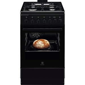 Aragaz ELECTROLUX LKK560010K, SteamBake, 4 arzatoare, Gaz + Electric, L 50 cm, Grill, negru Aragaz ELECTROLUX LKK560010K, SteamBake, 4 arzatoare, Gaz + Electric, L 50 cm, Grill, negru