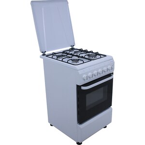 Aragaz VORTEX VAM5060WH01K, 4 arzatoare, Gaz + Electric, L 50 cm, Grill, alb Aragaz VORTEX VAM5060WH01K, 4 arzatoare, Gaz + Electric, L 50 cm, Grill, alb