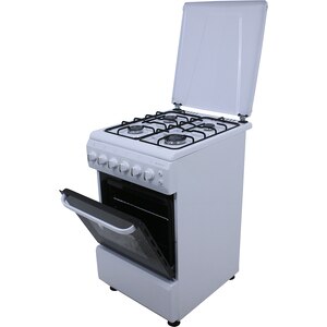 Aragaz VORTEX VAM5060WH01K, 4 arzatoare, Gaz + Electric, L 50 cm, Grill, alb Aragaz VORTEX VAM5060WH01K, 4 arzatoare, Gaz + Electric, L 50 cm, Grill, alb