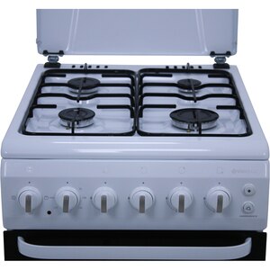 Aragaz VORTEX VAM5060WH01K, 4 arzatoare, Gaz + Electric, L 50 cm, Grill, alb Aragaz VORTEX VAM5060WH01K, 4 arzatoare, Gaz + Electric, L 50 cm, Grill, alb