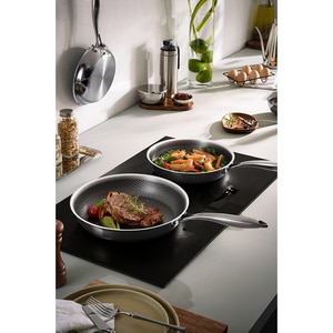 Tigaie AMERCOOK Aristo AC0107901.20, 20cm, otel inoxidabil, argintiu Tigaie AMERCOOK Aristo AC0107901.20, 20cm, otel inoxidabil, argintiu
