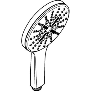 Para dus GROHE Rainshower SmartActive 130 26574GN0, 3 functii, auriu Para dus GROHE Rainshower SmartActive 130 26574GN0, 3 functii, auriu