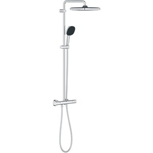 Sistem dus GROHE Vitalio Cube 250 26696001, termostat, 1 functie, crom Sistem dus GROHE Vitalio Cube 250 26696001, termostat, 1 functie, crom