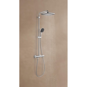 Sistem dus GROHE Vitalio Cube 250 26696001, termostat, 1 functie, crom Sistem dus GROHE Vitalio Cube 250 26696001, termostat, 1 functie, crom