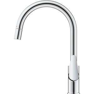 Baterie bucatarie GROHE Start Curve, extractibil, alama sanitara, crom Baterie bucatarie GROHE Start Curve, extractibil, alama sanitara, crom