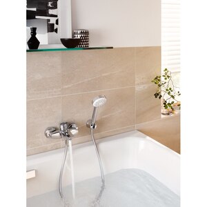 Baterie cada-dus KLUDI Pure&Solid 346810575, alama sanitara, argintiu Baterie cada-dus KLUDI Pure&Solid 346810575, alama sanitara, argintiu