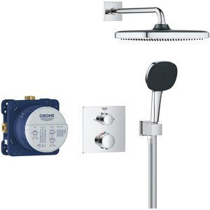 Sistem dus GROHE Grohtherm 250 34882000, termostat, 1 functie, crom Sistem dus GROHE Grohtherm 250 34882000, termostat, 1 functie, crom