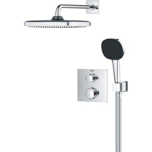 Sistem dus GROHE Grohtherm 250 34882000, termostat, 1 functie, crom Sistem dus GROHE Grohtherm 250 34882000, termostat, 1 functie, crom