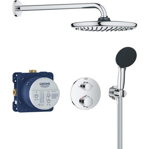 Sistem dus GROHE Grohtherm 250 34883000, termostat, 1 functie, crom Sistem dus GROHE Grohtherm 250 34883000, termostat, 1 functie, crom