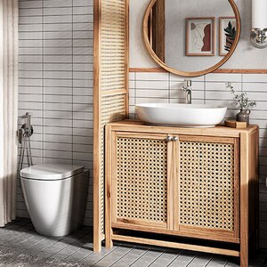 Baterie lavoar FERRO Algeo BAG2L, alama sanitara, argintiu Baterie lavoar FERRO Algeo BAG2L, alama sanitara, argintiu