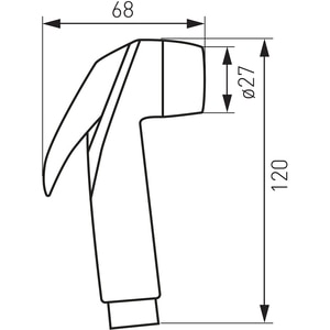 Set dus para FERRO Presso N100B, 1 functie, crom Set dus para FERRO Presso N100B, 1 functie, crom