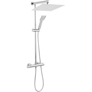 Sistem dus FERRO Trevi Square NP75SQ-TRV7U, termostat, 1 functie, argintiu Sistem dus FERRO Trevi Square NP75SQ-TRV7U, termostat, 1 functie, argintiu