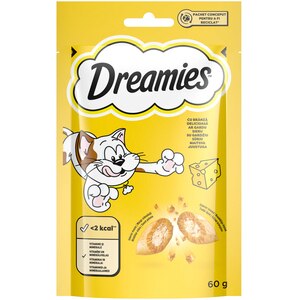 Recompense pentru pisici DREAMIES, Branza, 60 g Recompense pentru pisici DREAMIES, Branza, 60 g