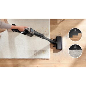 Aspirator vertical 2in1 BOSCH Unlimited 10 BSS1041GHF, 0.4l, 18V, autonomie max 80 min, MicroClean, negru-gri Aspirator vertical 2in1 BOSCH Unlimited 10 BSS1041GHF, 0.4l, 18V, autonomie max 80 min, MicroClean, negru-gri